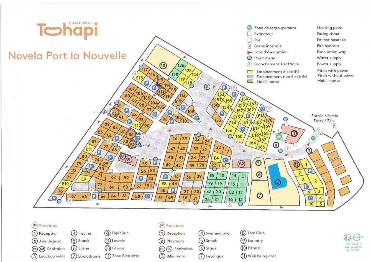 Mobil home 4-5 personnes PORT LA NOUVELLE Extérieur photo